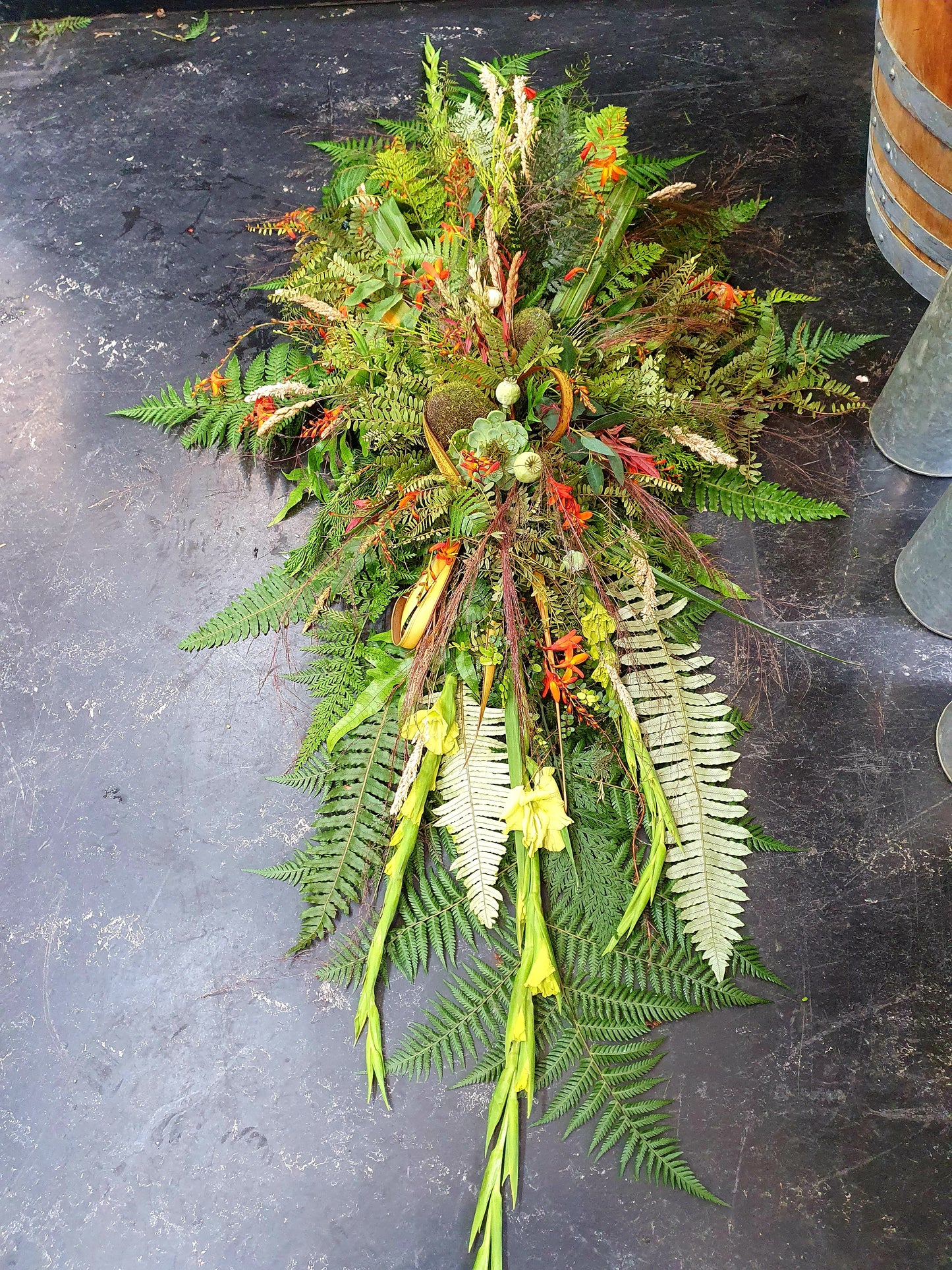 Rustic Casket Spray
